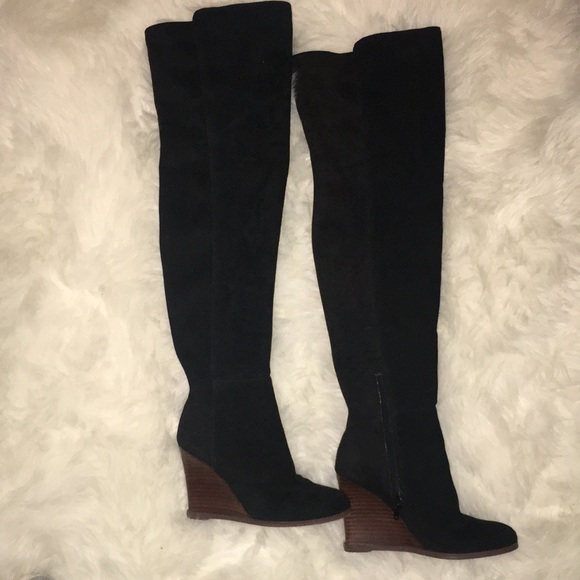 Vince Camuto Shoes - Vince Camuto Suede Over the Knee Boots